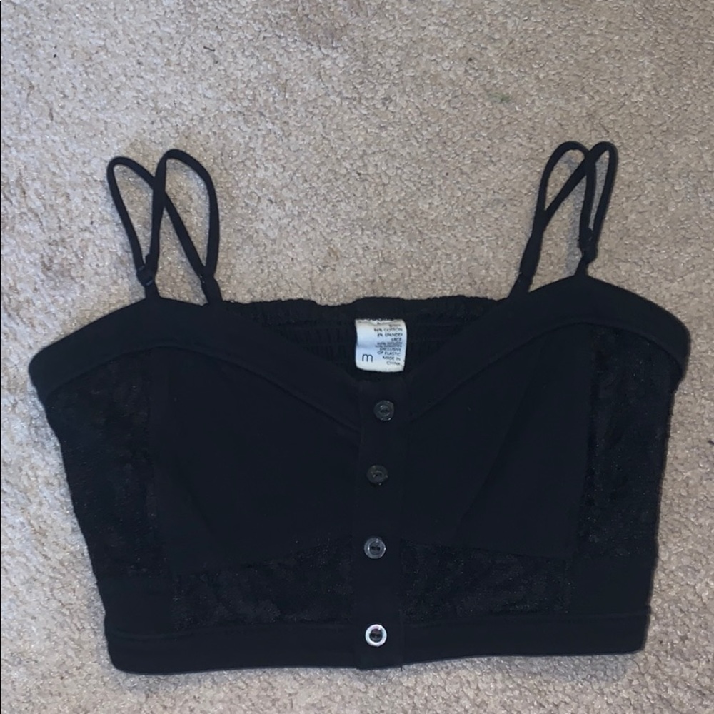Black bralette